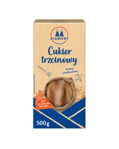 CUKIER TRZCINOWY DRY DEMERARA DROBNY 500 G
