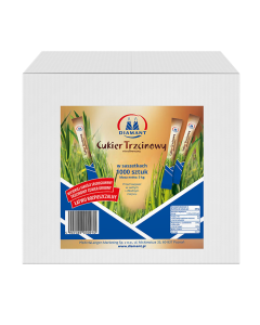 CUKIER TRZCINOWY SASZETKI PAPIEROWE 5G X 1000SZT. 5KG