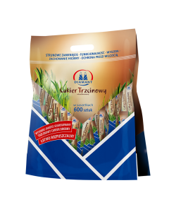 CUKIER TRZCINOWY SASZETKI PAPIEROWE 5G X 600SZT 3KG