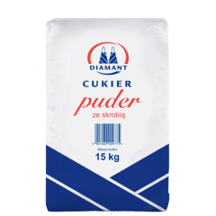 CUKIER PUDER ZE SKROBIĄ 15kg