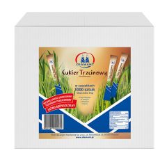 CUKIER TRZCINOWY SASZETKI PAPIEROWE 5G X 1000SZT. 5KG