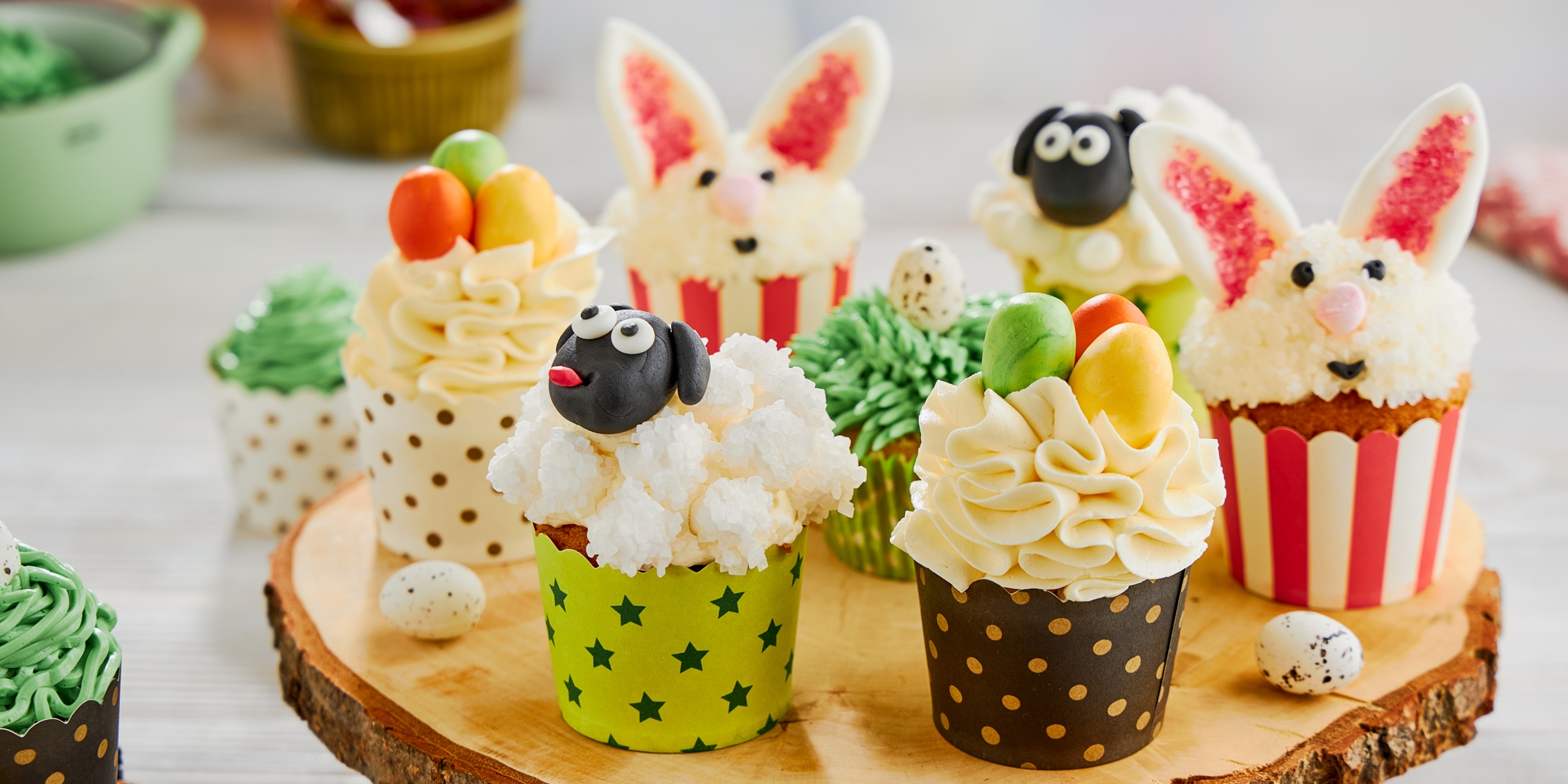 Cukier dekoracyjny | Wielkanocne muffiny